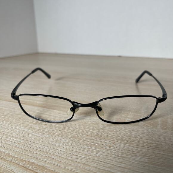 Ray-Ban Sleek RB3162 006 Black Rectangle Eyeglasses READ FRAMES ONLY 52-19 - Picture 2 of 9